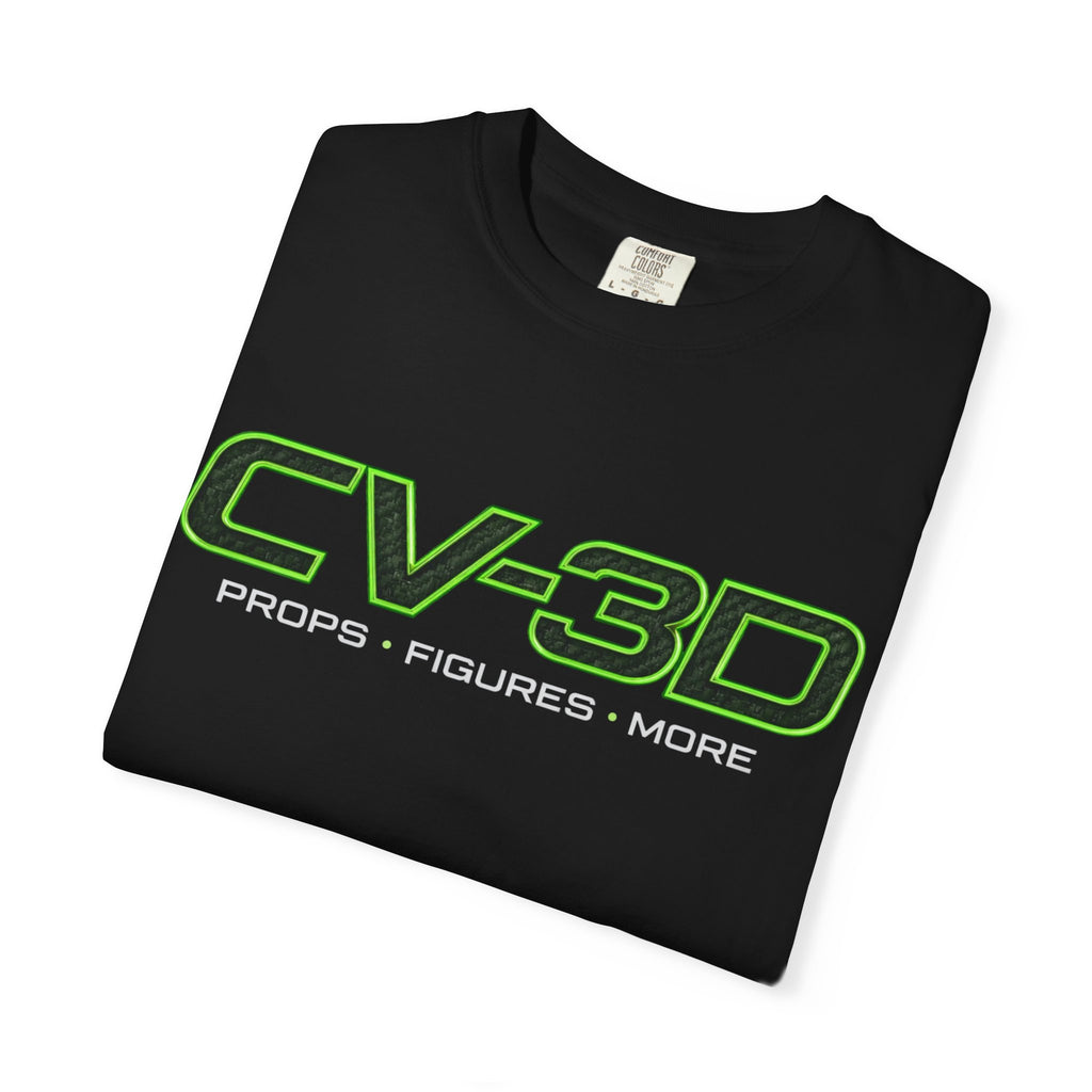 CV-3D Logo T-Shirt — Futuristic Graphic Tee