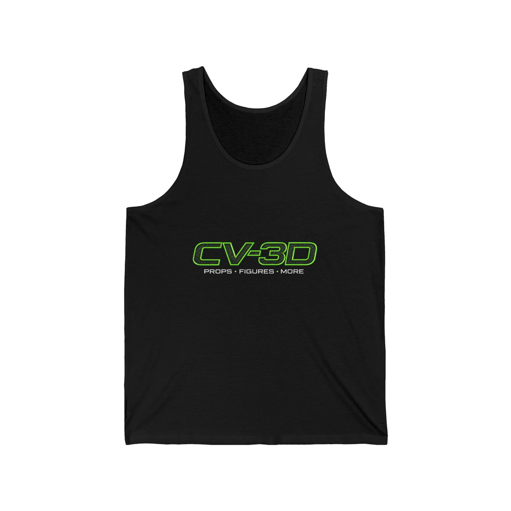 CV-3D Logo Tank Top — Green Tech Graphic Tank