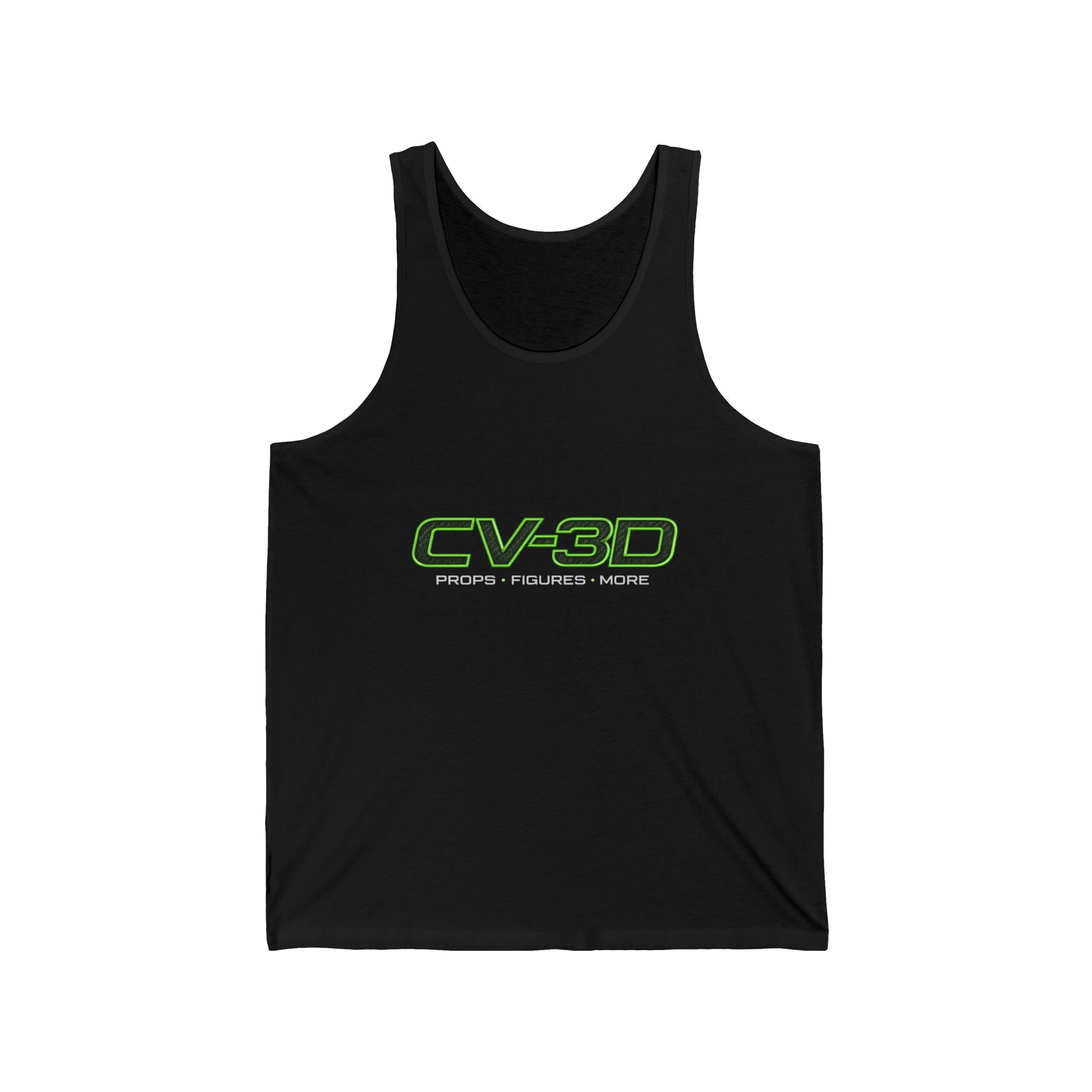 CV-3D Logo Tank Top — Green Tech Graphic Tank