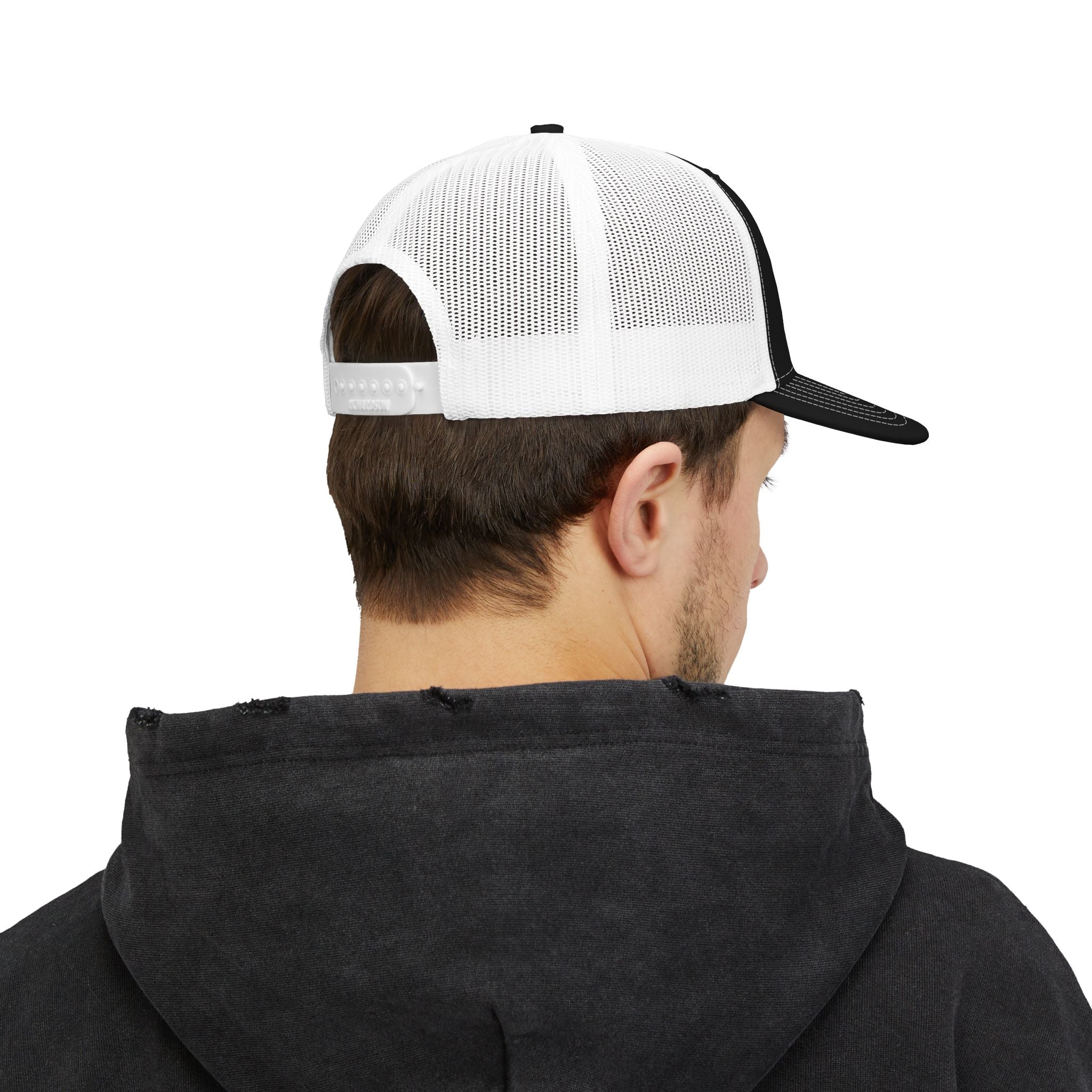 CV-3D Embroidered Trucker Cap — Props, Figures & More Logo Snapback