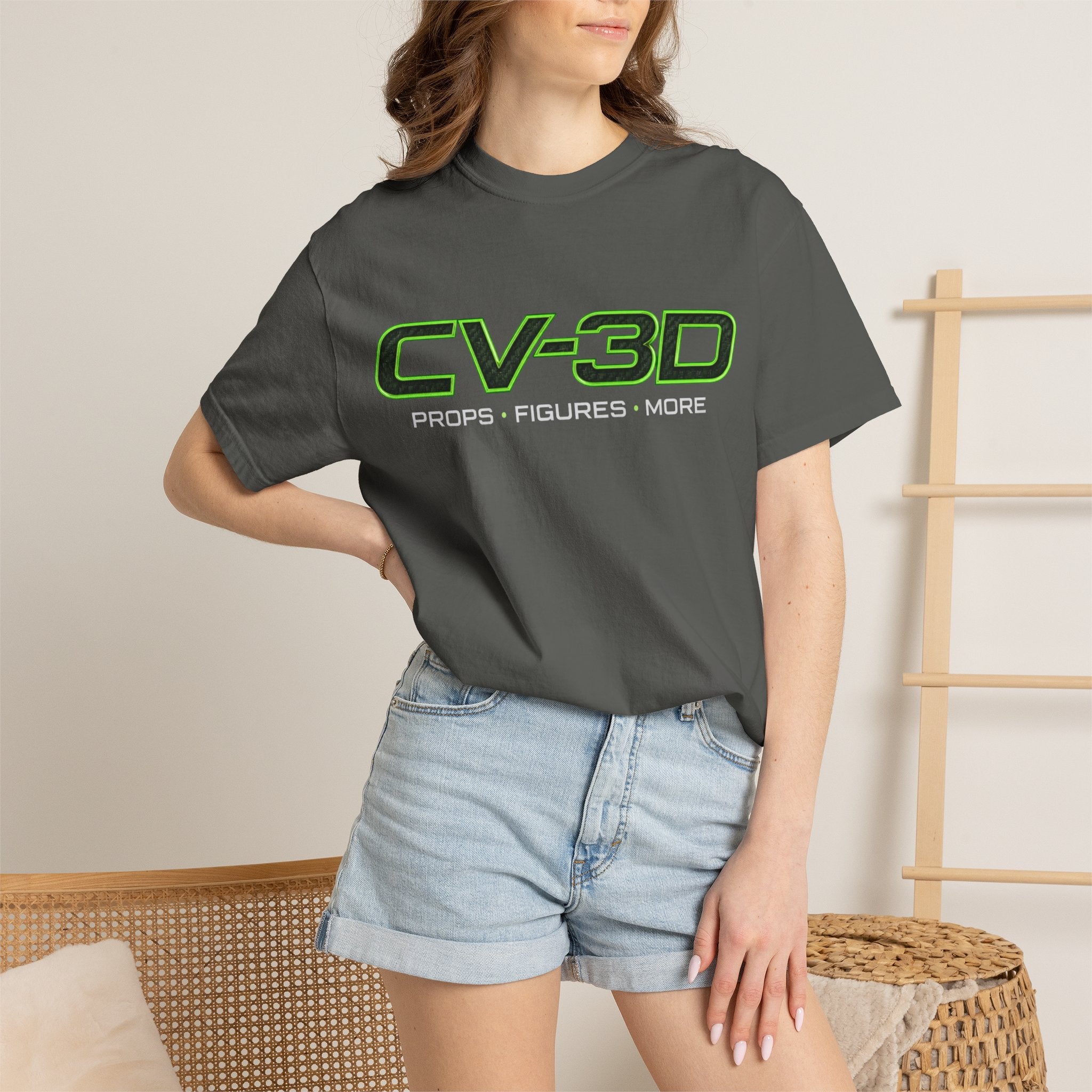 CV-3D Logo T-Shirt — Futuristic Graphic Tee