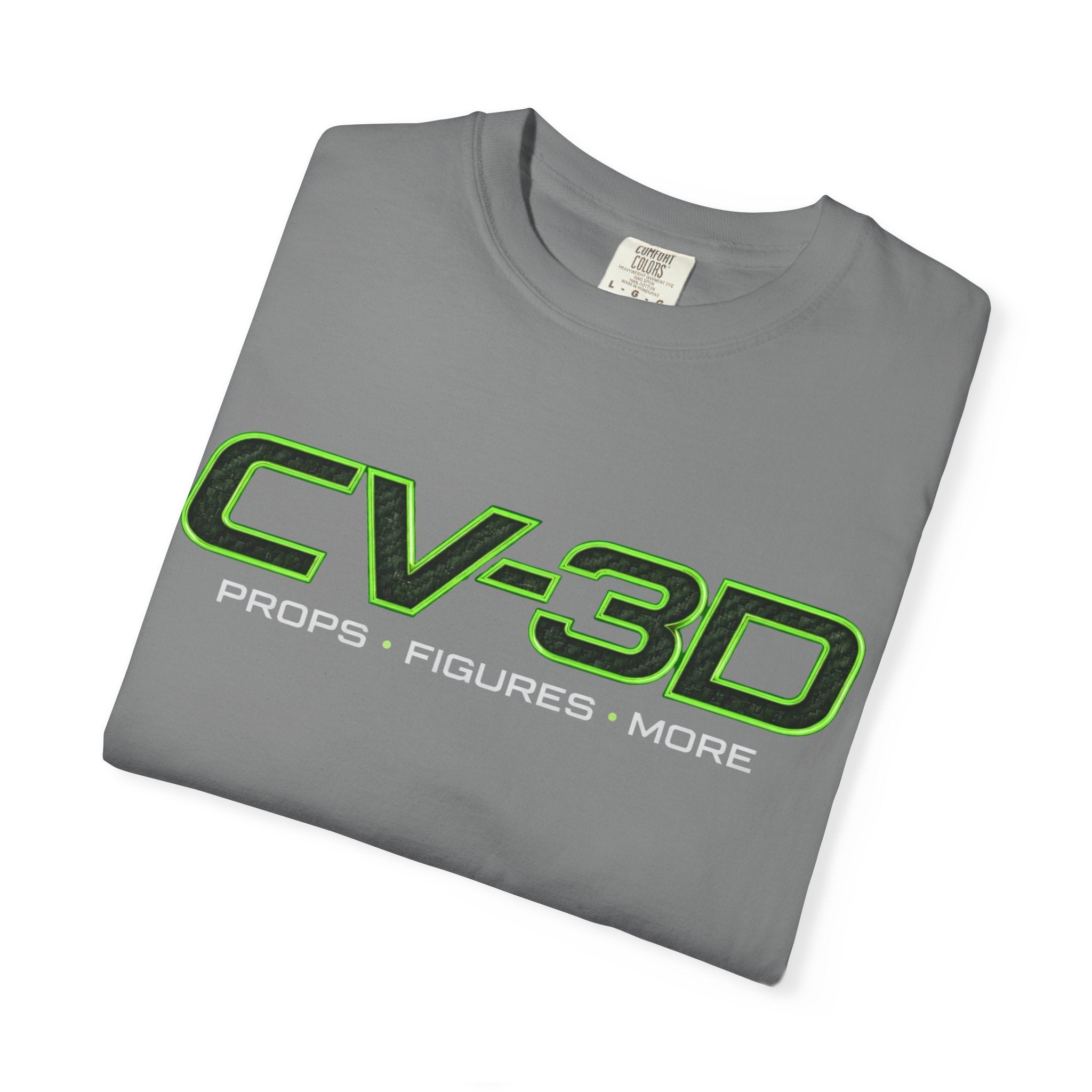 CV-3D Logo T-Shirt — Futuristic Graphic Tee