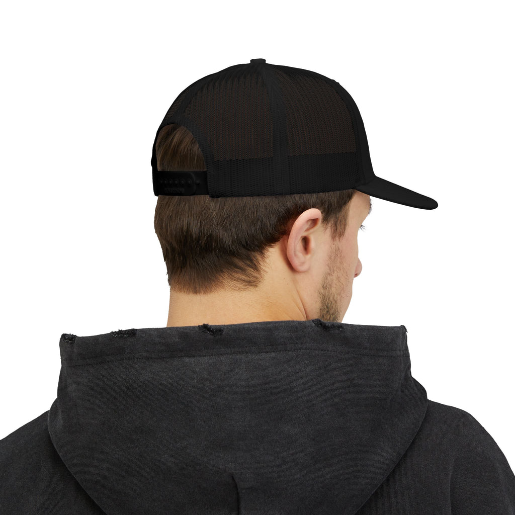 CV-3D Embroidered Trucker Cap — Props, Figures & More Logo Snapback
