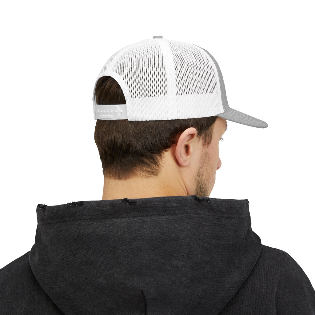 CV-3D Embroidered Trucker Cap — Props, Figures & More Logo Snapback