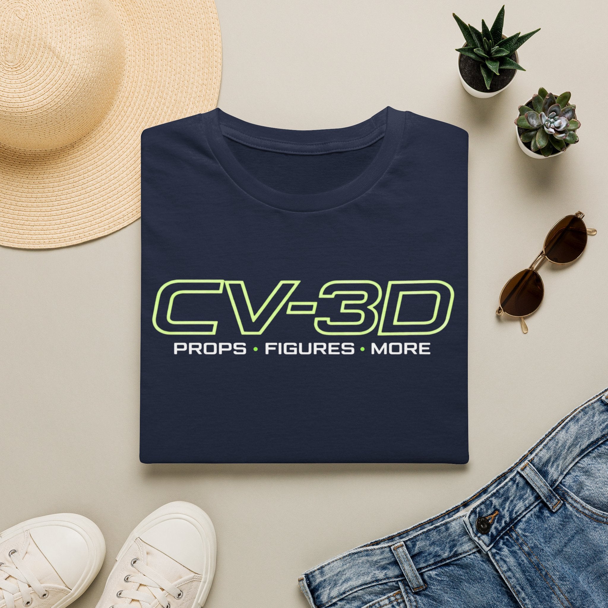 CV-3D Logo T-Shirt — Props, Figures & More
